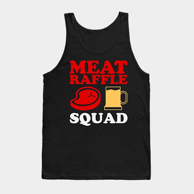 Meat Raffles Buffalo Meat Raffle Squad Minnesota Tank Top by PodDesignShop